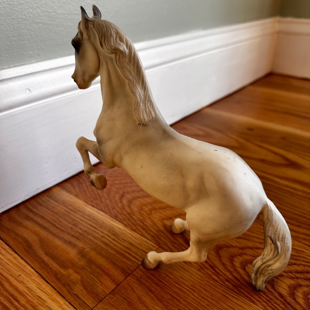 Vintage Breyer Rearing Lipizzan Stallion Alabaster #620 7.5" - Picture 13 of 14